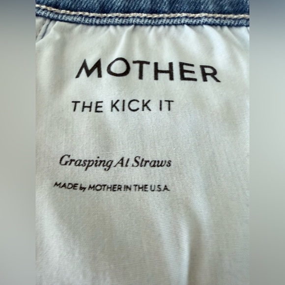 MOTHER the Kick It grasping at straws size 27 denim jean - Picture 8 of 10